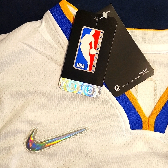 Nike Andrew Wiggins 22 Golden State Warriors White Swingman Player Jersey XL 52 - Picture 5 of 8